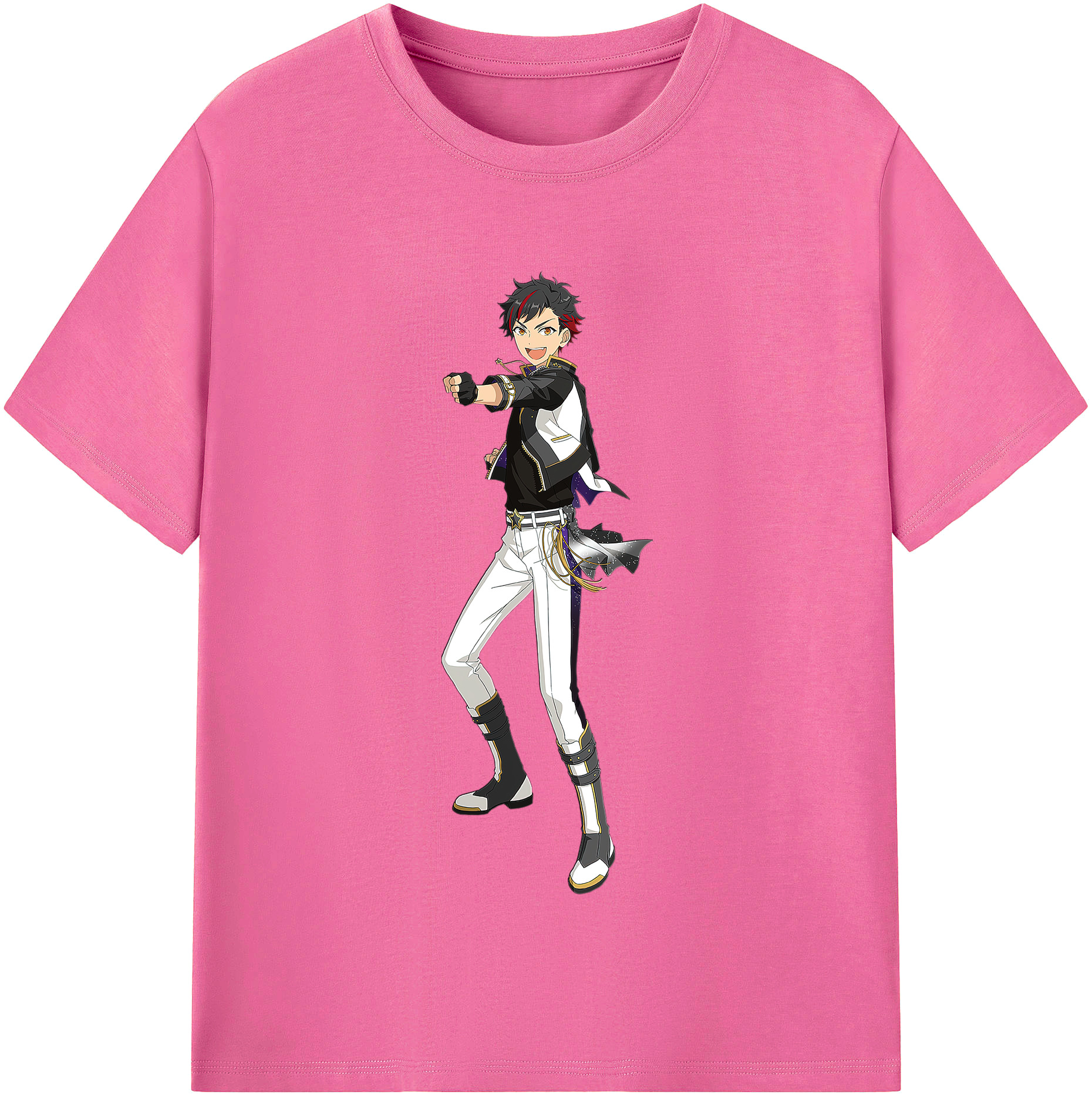 （画像用） あんさんぶるスターズ! Ensemble Stars レディースカジュアルプリントTシャツ（綿100％）